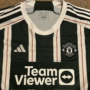 Manchester United 2023-24 Away Premier League Adidas Soccer Jersey